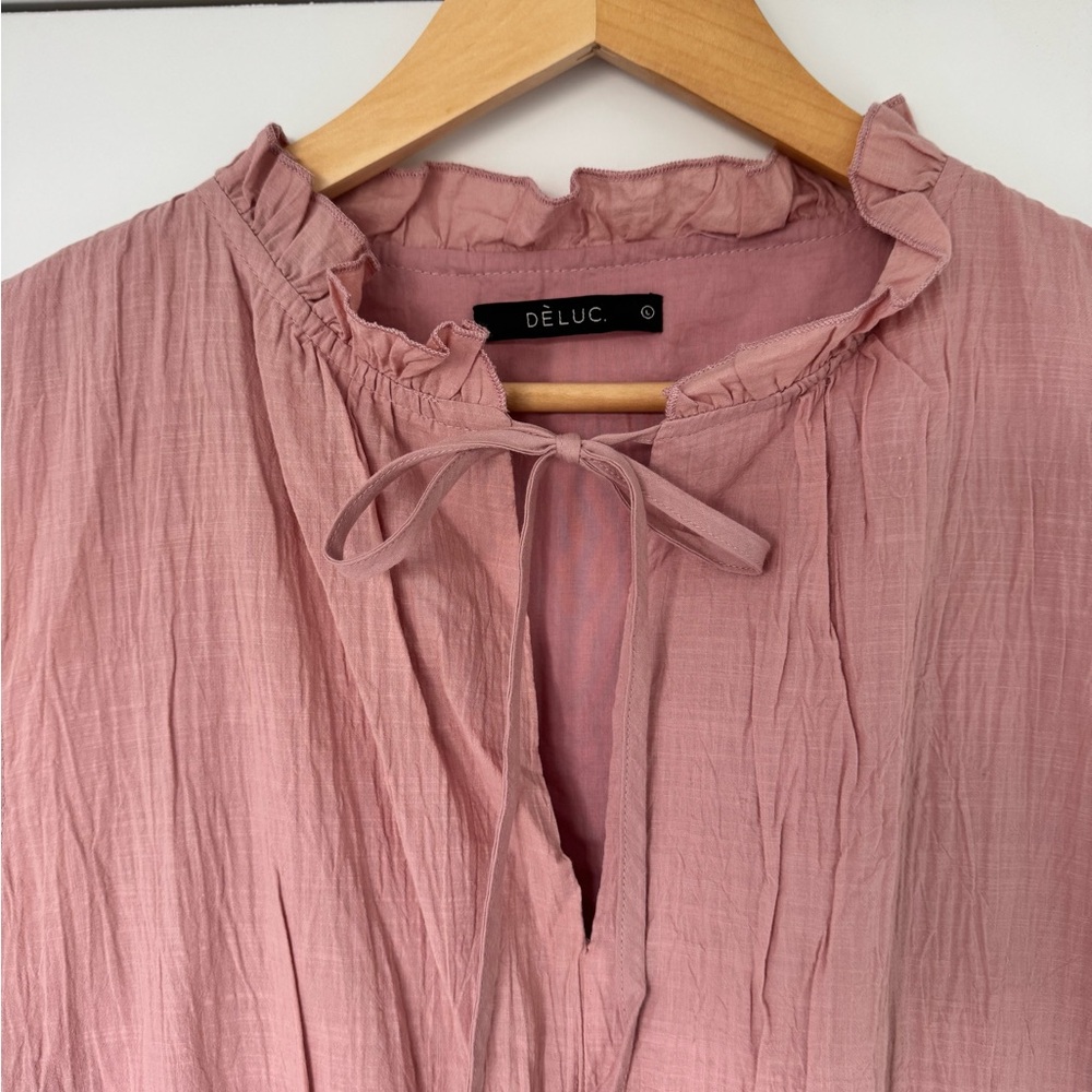 Elegant Pink Sleeveless Dress Deluc